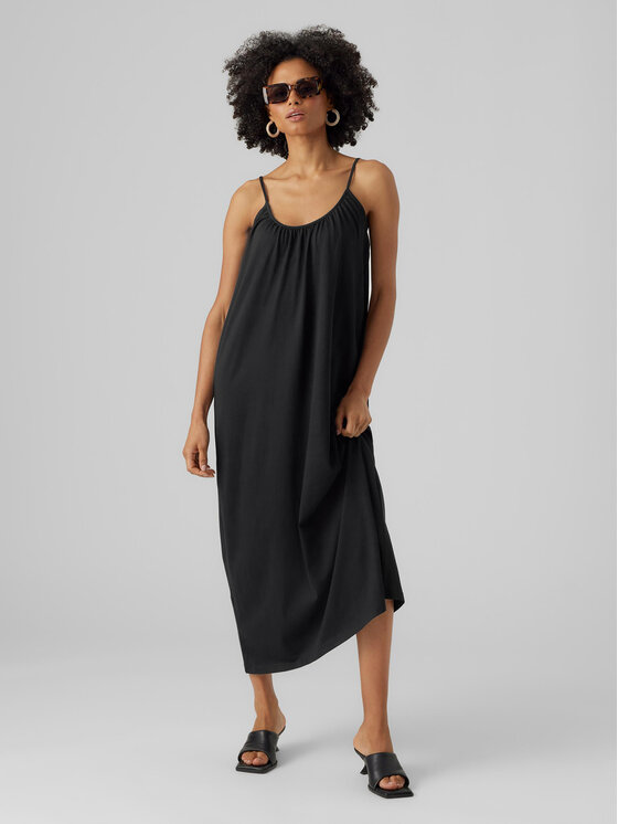 Vero Moda Vero Moda Nyári ruha Luna 10286077 Fekete Regular Fit