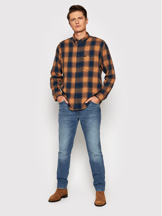 Wrangler Wrangler Jeans Texas W12TU898T 112141168 Blu Regular Fit