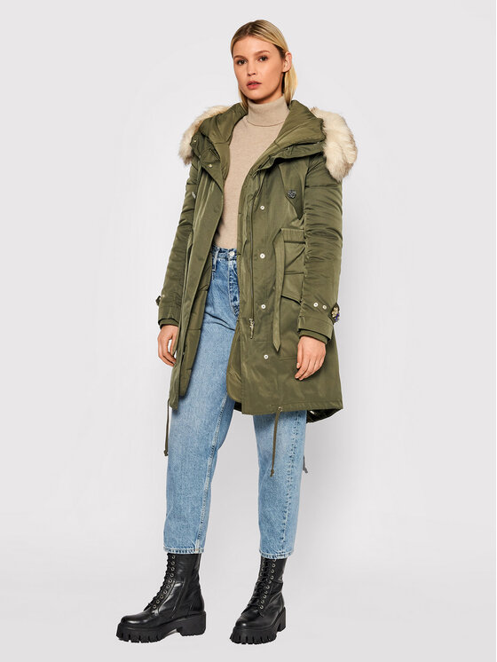 Blugirl Blumarine Blugirl Blumarine Parka RH1265-T8727 Zöld Regular Fit