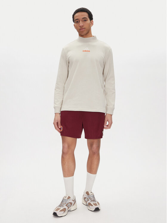 adidas adidas Longsleeve JD5402 Beżowy Loose Fit