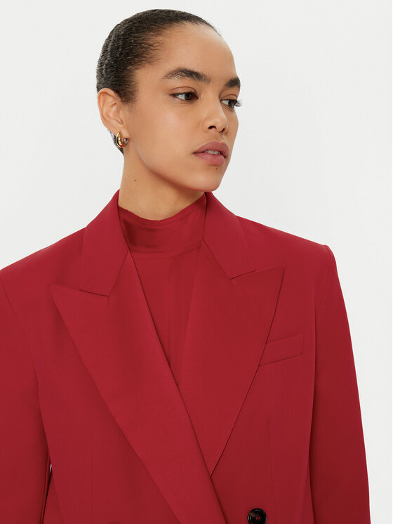 MAX&Co. MAX&Co. Marynarka 2516041011200 Czerwony Regular Fit