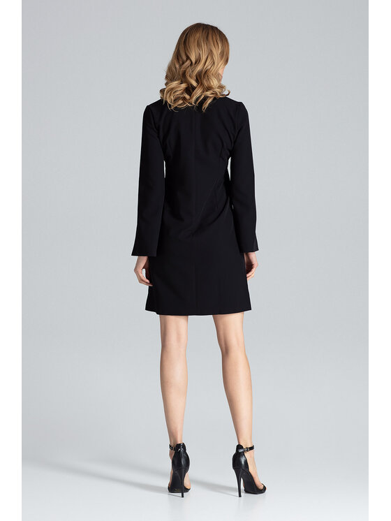 FIGL FIGL Vestito da giorno M550 Nero Regular Fit
