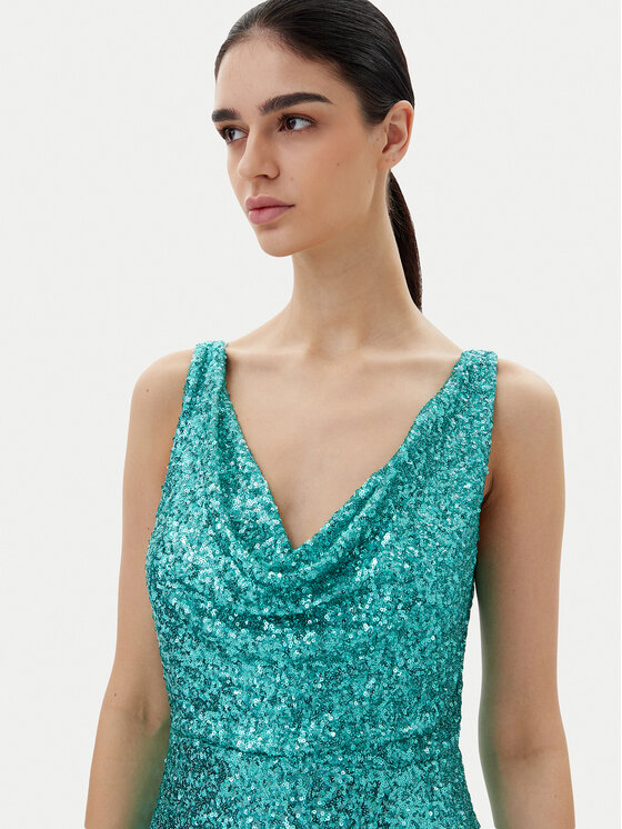 Rinascimento Rinascimento Coctailkleid CFC0123778003 Grün Regular Fit