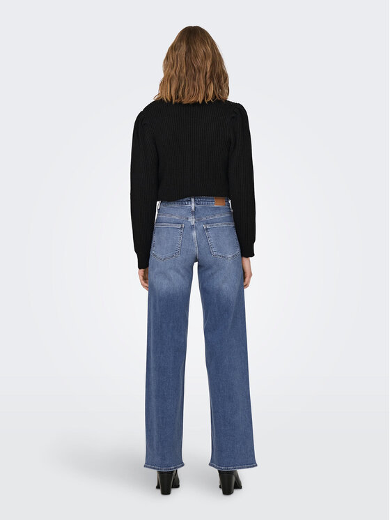 ONLY ONLY Džínsy Madison 15282980 Modrá Wide Leg