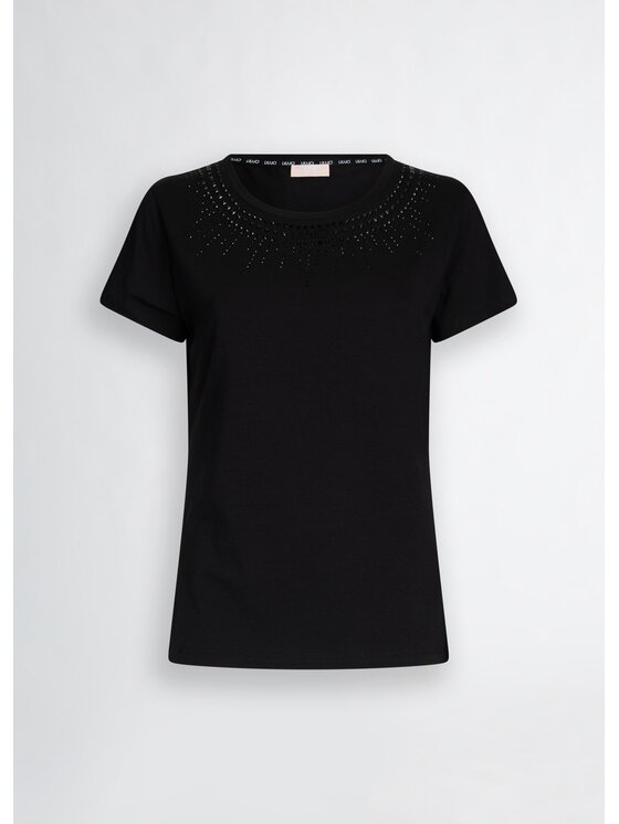 Liu Jo Liu Jo T-shirt TA5214JS003M9288 Nero Regular Fit