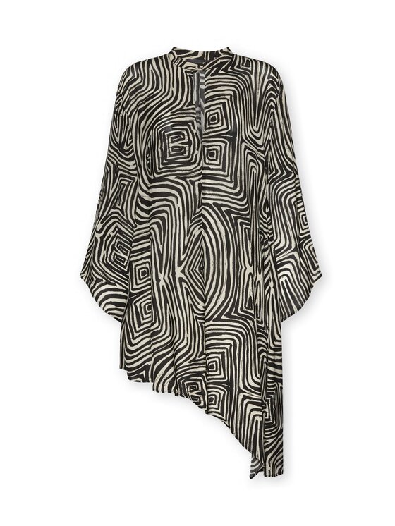 Elena Mirò Elena Mirò Bluzka 2010Z000061N001 Czarny A-Line Fit