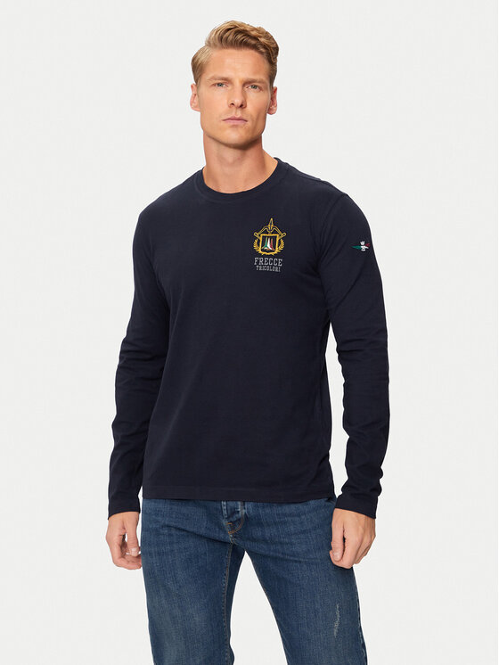 Aeronautica Militare Aeronautica Militare Longsleeve 242TS2316J564 Blu scuro Regular Fit