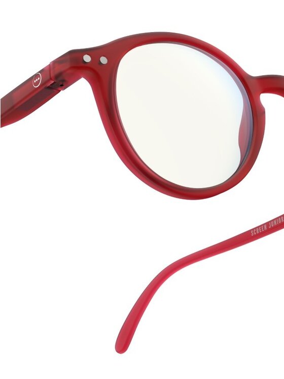 IZIPIZI IZIPIZI Okulary z filtrem blue light ScreenJ Czerwony