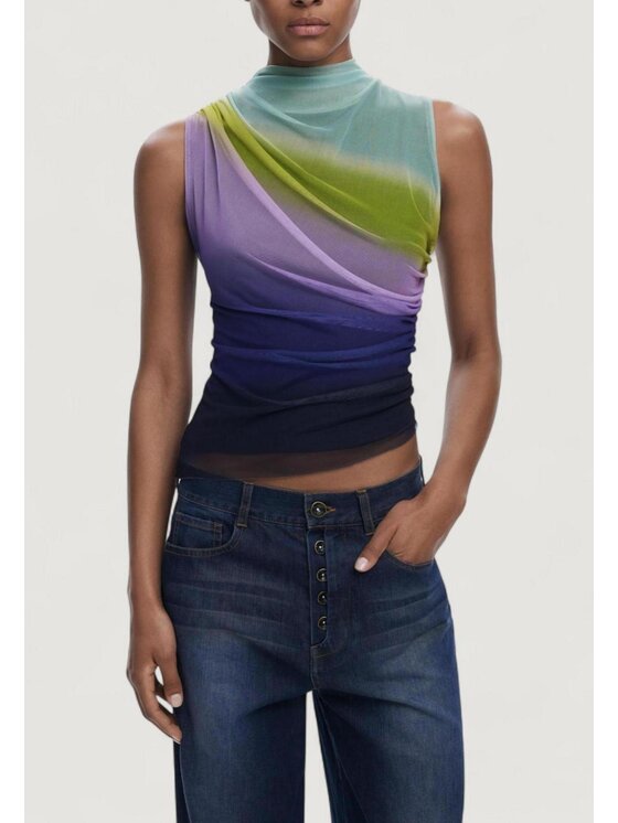 Desigual Desigual T-shirt TS_LOLA Viola Casual Fit