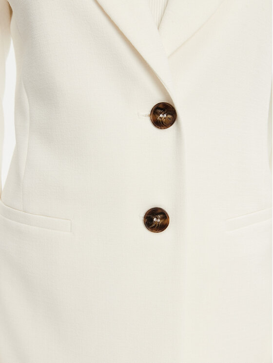 Marella Marella Σακάκι Katana 2515041111 Λευκό Regular Fit