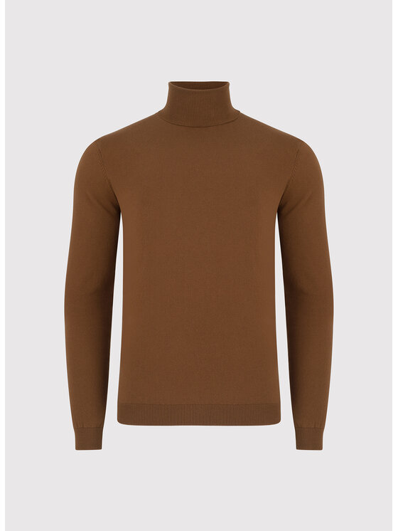 Pako Lorente Pako Lorente Sweter P25WB-2X-025 Brązowy Classic Fit