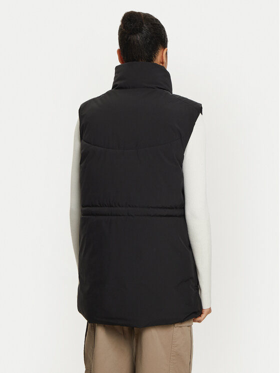 4F 4F Brezrokavnik 4FWAW24TVJAF135 Črna Loose Fit