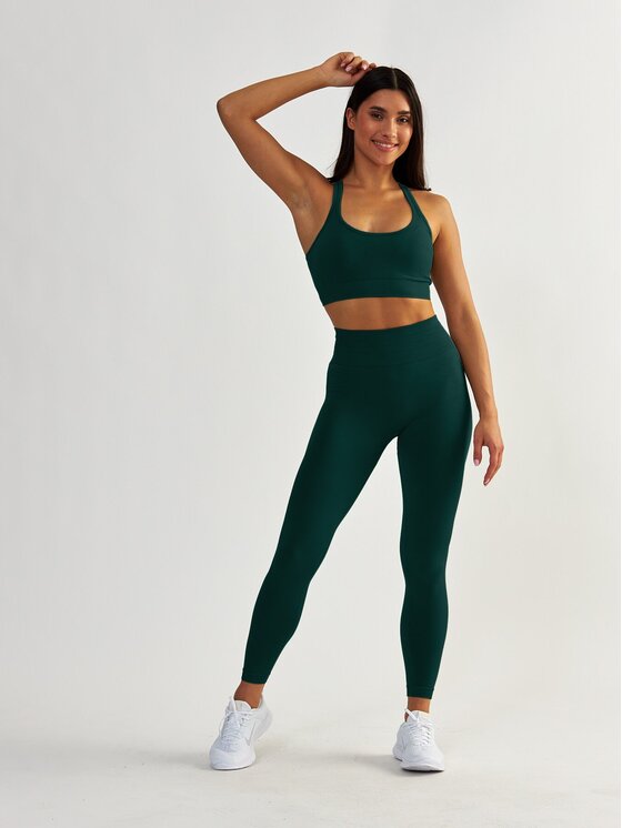 BeShaped BeShaped Biustonosz sportowy Gym Queen Zielony