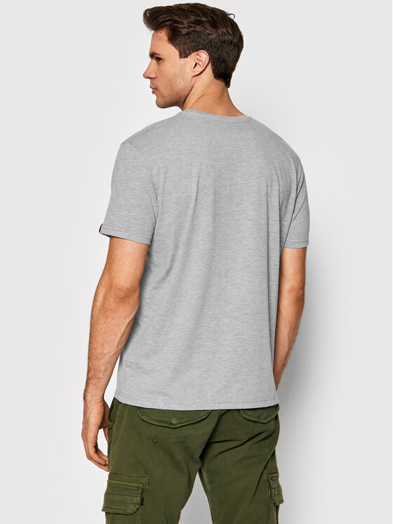 Alpha Industries Alpha Industries T-Shirt Basic 100501 Szary Regular Fit