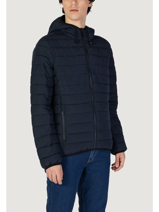 SUNS SUNS Giacca di pelle Bape Travel Blu Travel Fit