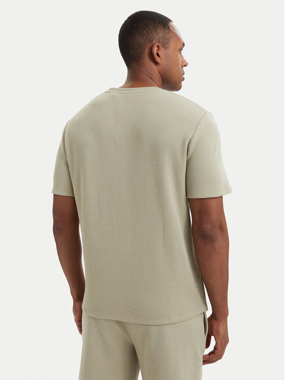 BOSS BOSS T-särk Waffle 50535891 Heleroheline Regular Fit