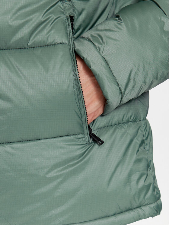 Champion Champion Kurtka przejściowa Hooded Jacket 219190 Zielony Regular Fit