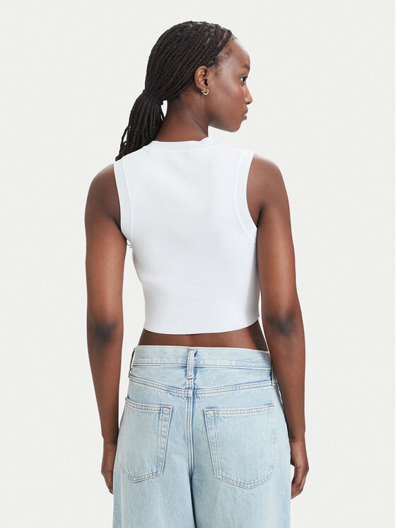 Guess Guess Top W4GZ34 Z3F40 Bijela Slim Fit