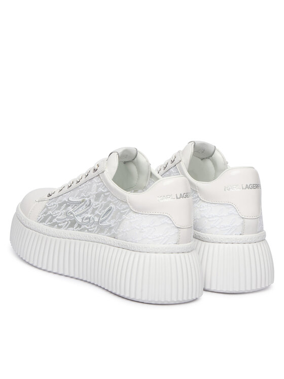 KARL LAGERFELD KARL LAGERFELD Sneakersy Kreeper Lo KL42326 Bílá