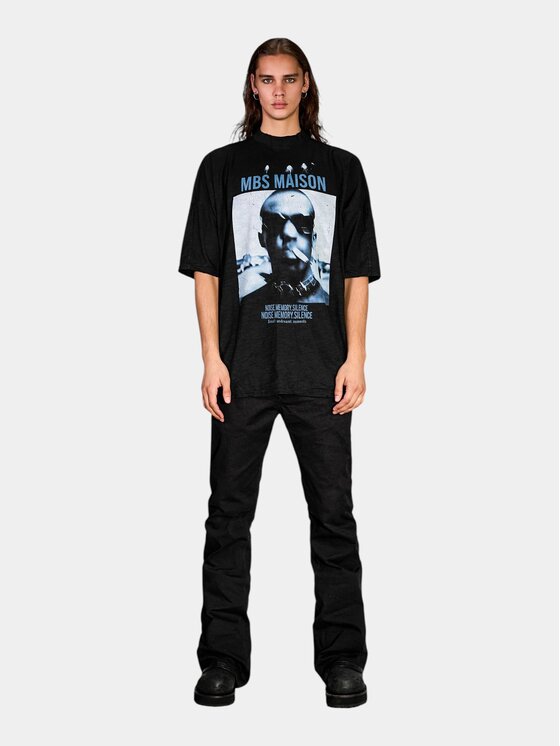 MADE BY SOCIETY MADE BY SOCIETY T-Shirt NOESIS - T17463 Czarny Basic Fit