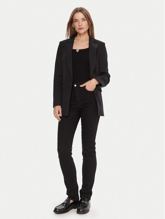 BOSS BOSS Blugi State 50546342 Negru Slim Fit