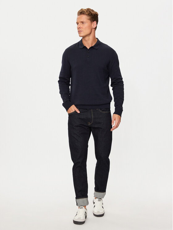 Jack & Jones Jack & Jones Džemper Fred 12258582 Tamnoplava Regular Fit