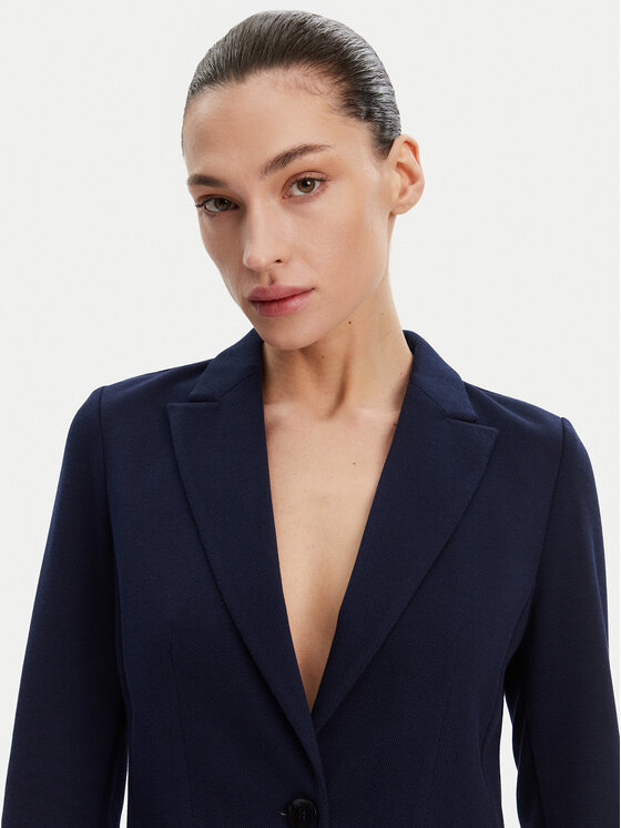 Olsen Olsen Marynarka 15001367 Granatowy Regular Fit