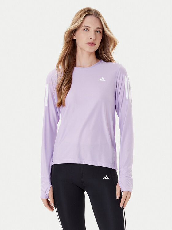 adidas adidas Techniniai marškinėliai Own The Run JW9670 Violetinė Regular Fit