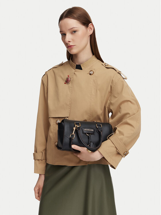 LOVE MOSCHINO Ročna torba Charmy JC4157PP1PL1300A Črna