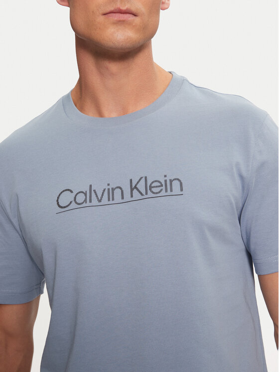 Calvin Klein Calvin Klein Tričko K10K113587 Modrá Regular Fit