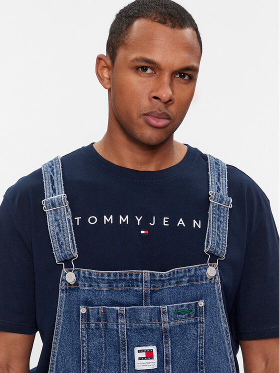 Tommy Jeans Tommy Jeans Salopetă Ethan DM0DM18204 Bleumarin Regular Fit