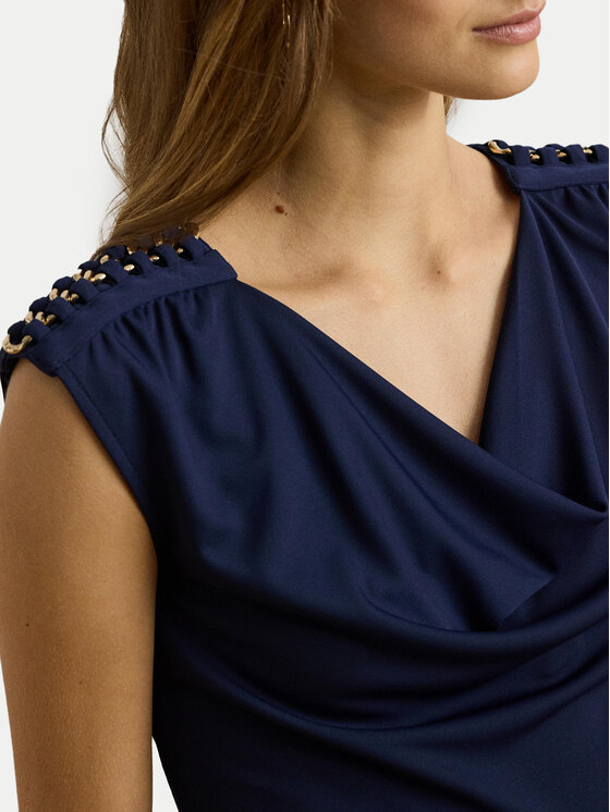 LAUREN RALPH LAUREN LAUREN RALPH LAUREN Bluză 200889317001 Bleumarin Relaxed Fit