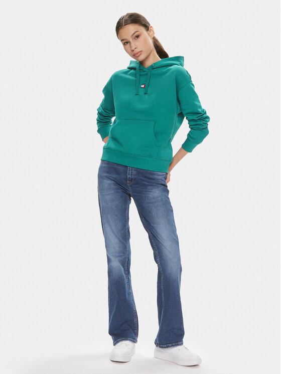 Tommy Jeans Tommy Jeans Jopa Badge DW0DW17326 Modra Boxy Fit