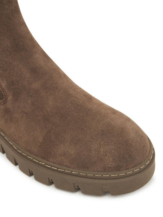 Tamaris Tamaris Kotníková obuv s elastickým prvkem 1-25489-45 Béžová