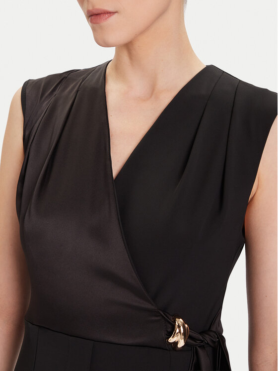 Rinascimento Rinascimento Salopetă CFC0020066002 Negru Regular Fit