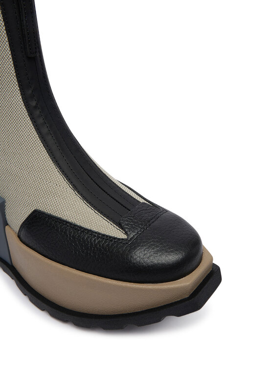 United Nude United Nude Botki Roko Bootie III 11044161165 Brązowy ciemny