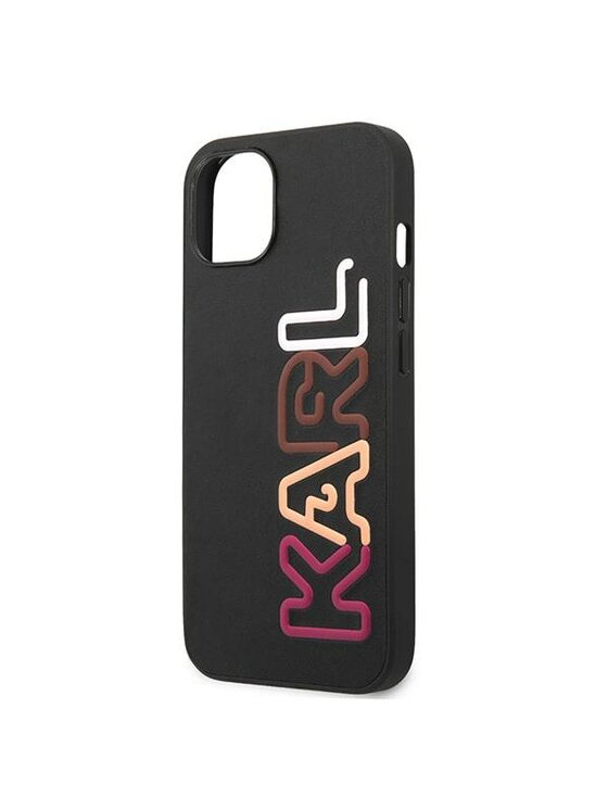 KARL LAGERFELD KARL LAGERFELD Etui na telefon Multipink Brand Czarny