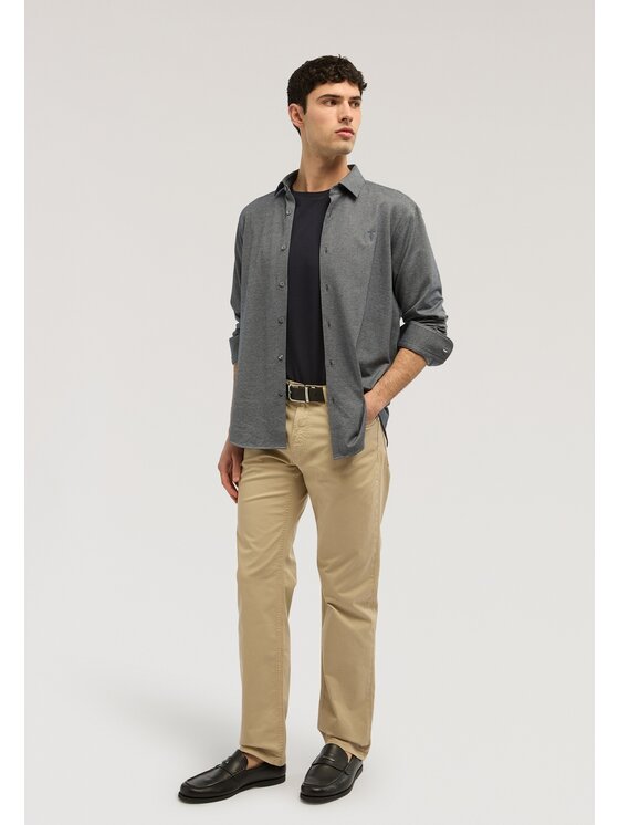 Trussardi Trussardi Spodnie materiałowe P701H104862N012 Kremowy Regular Fit