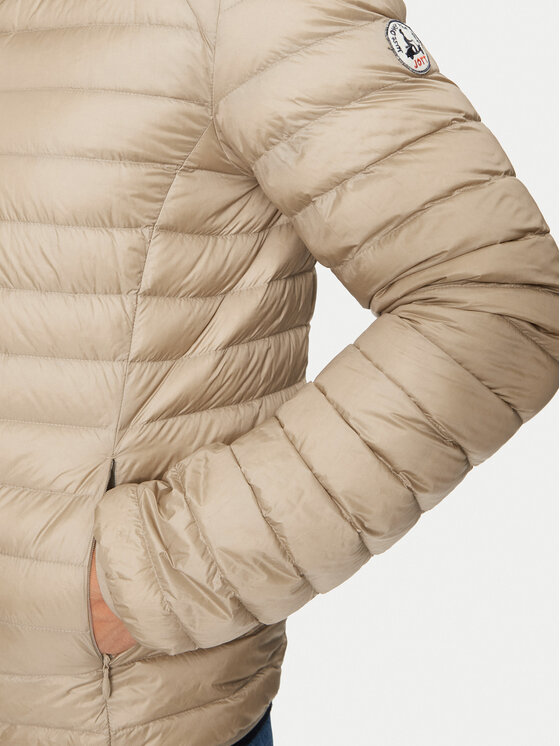 Jott Jott Pernata jakna Nico P000MDOW01 Bež Slim Fit