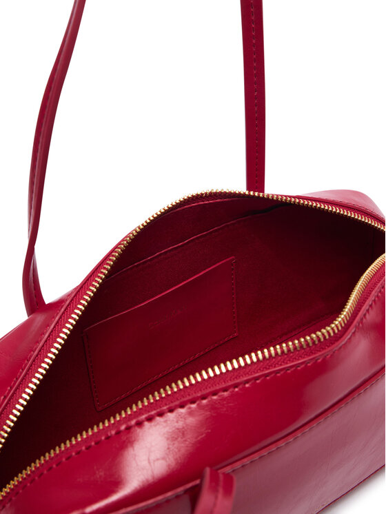 Calvin Klein Calvin Klein Τσάντα Foil Logo Glossy Bauletto LV04F3638G Κόκκινο