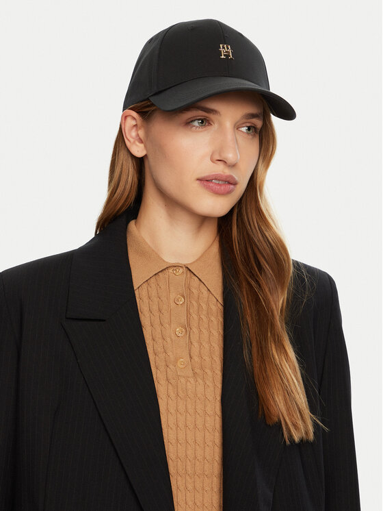 Tommy Hilfiger Tommy Hilfiger Шапка с козирка AW0AW16843 Черен