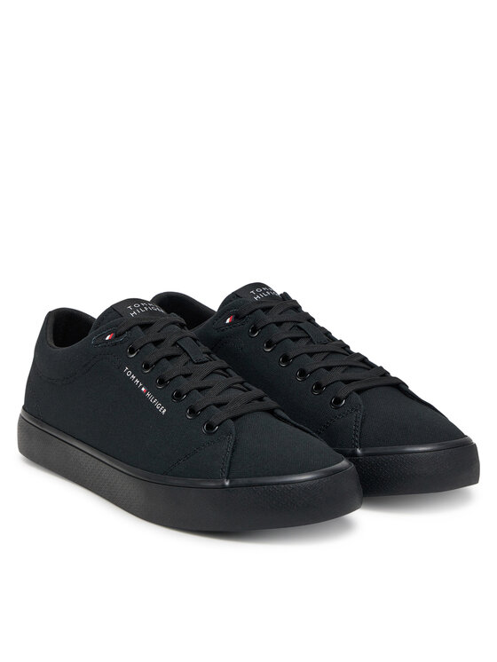 Tommy Hilfiger Tommy Hilfiger Tenisky Hi Vulc Low Core Canvas FM0FM05396 Čierna
