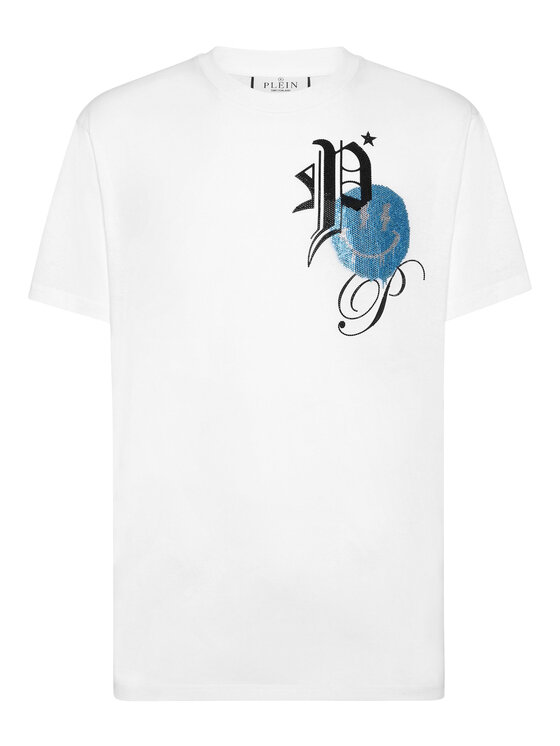 PHILIPP PLEIN PHILIPP PLEIN T-Shirt 9297 Bílá Regular Fit