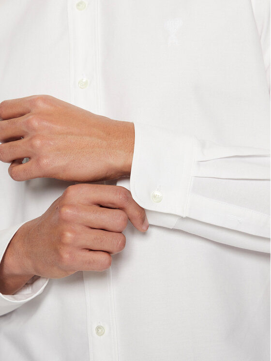 AMI PARIS AMI PARIS Camicia USH060.CO0031 Bianco Regular Fit