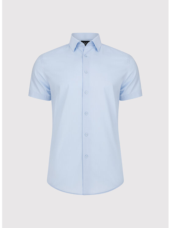 Pako Lorente Pako Lorente Koszula P25SF-1K-002 Niebieski Slim Fit