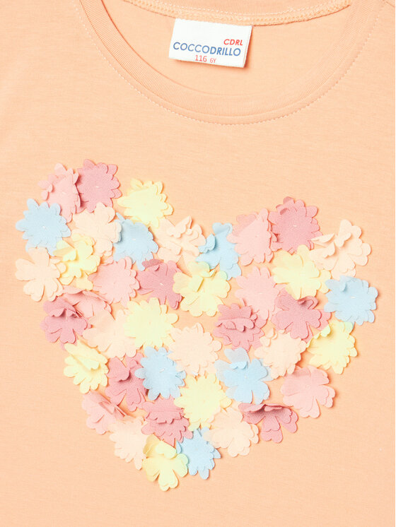 Coccodrillo Coccodrillo T-shirt WC4143202GPK Narančasta Regular Fit