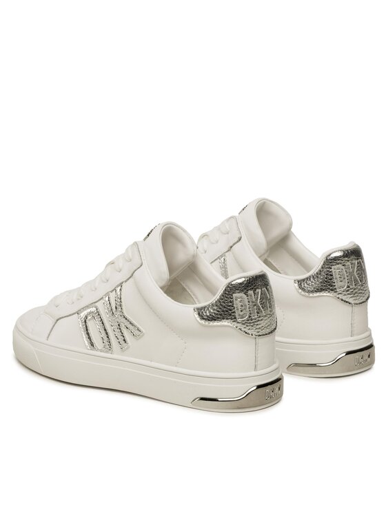 DKNY DKNY Sneakersy Abeni Lace Up Sneaker K1300916 Biały