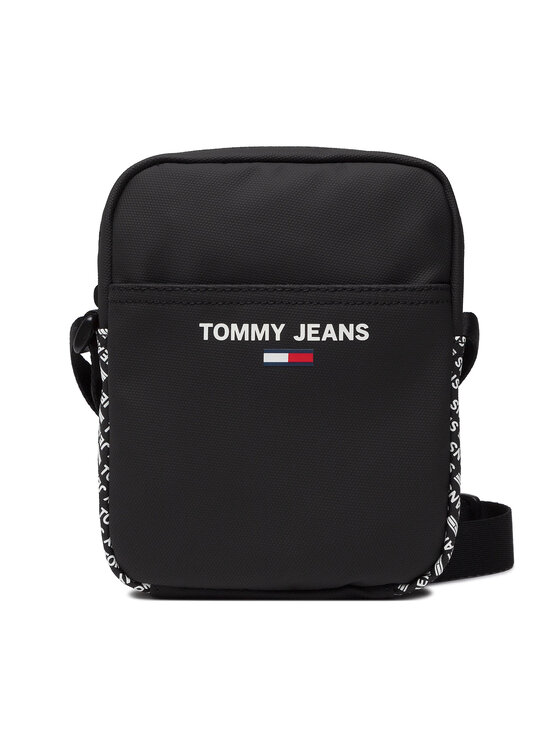 Tommy Jeans Geantă crossover Tjm Essential Twist Reporter AM0AM08842 Negru