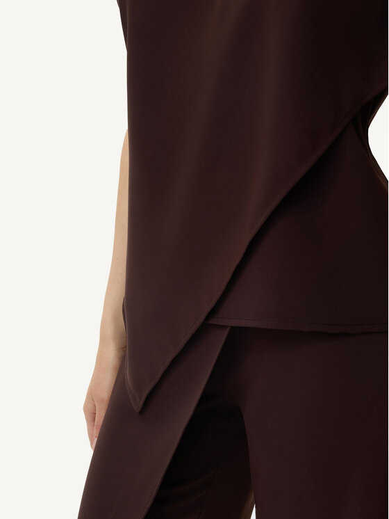 KMX KMX Bluzka 504390005 Brązowy Loose Fit