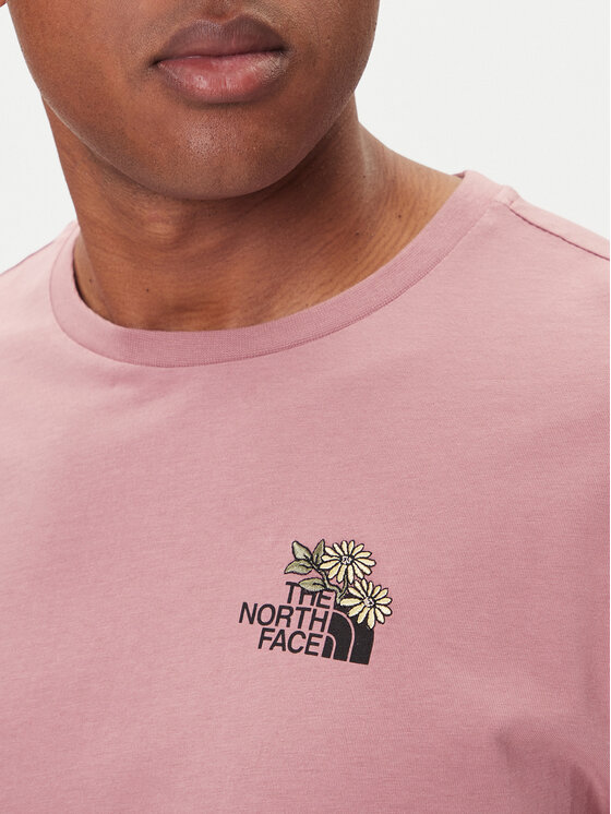 The North Face The North Face T-shirt Dome Flower NF0A8EGX Ružičasta Relaxed Fit